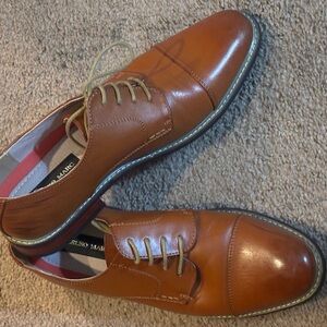 Bruno Marc Size 10 Men's Leather Dress Shoes